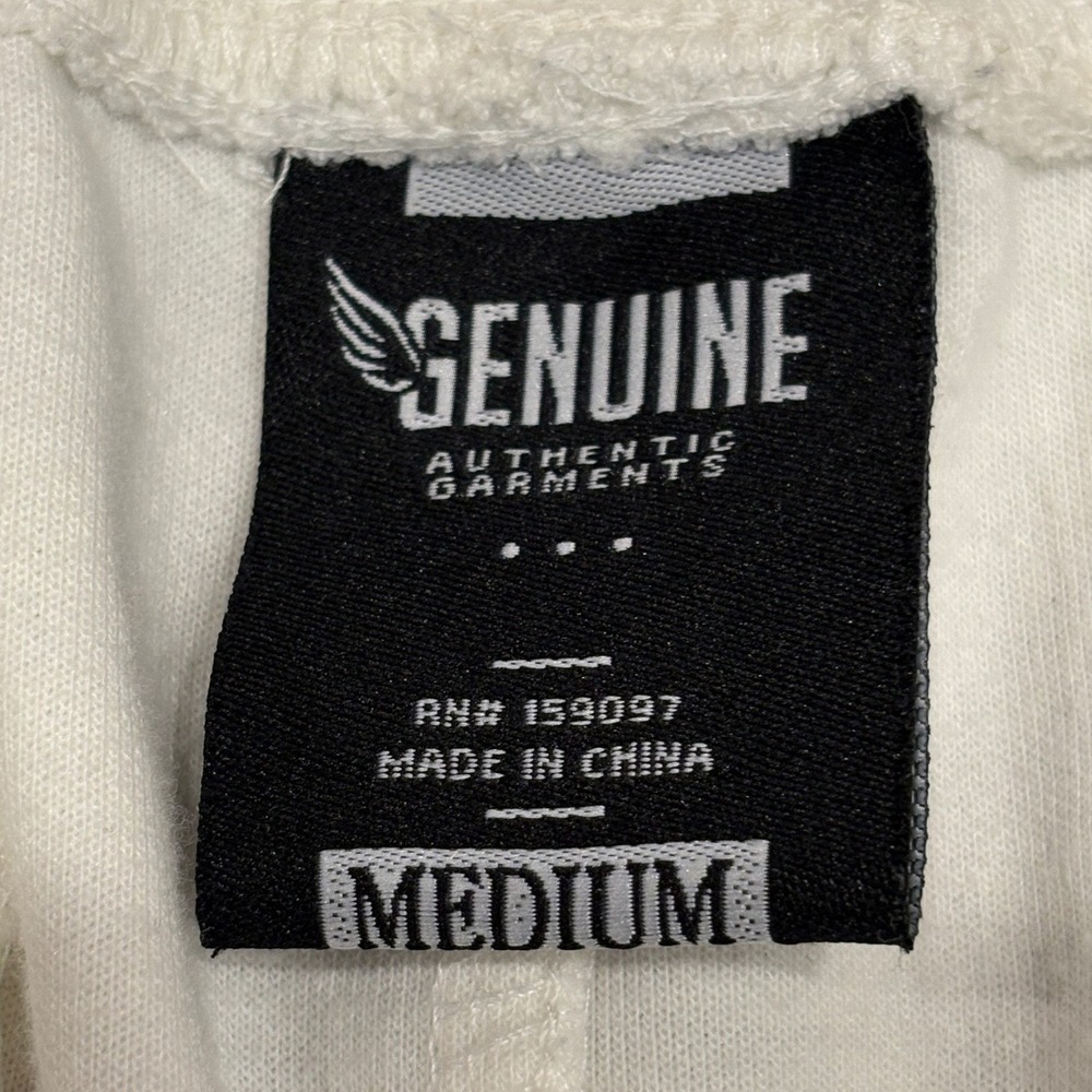 Genuine Authentic Garments Joggers Mens Medium White Love At Sight Looney Tunes - Picture 6 of 8